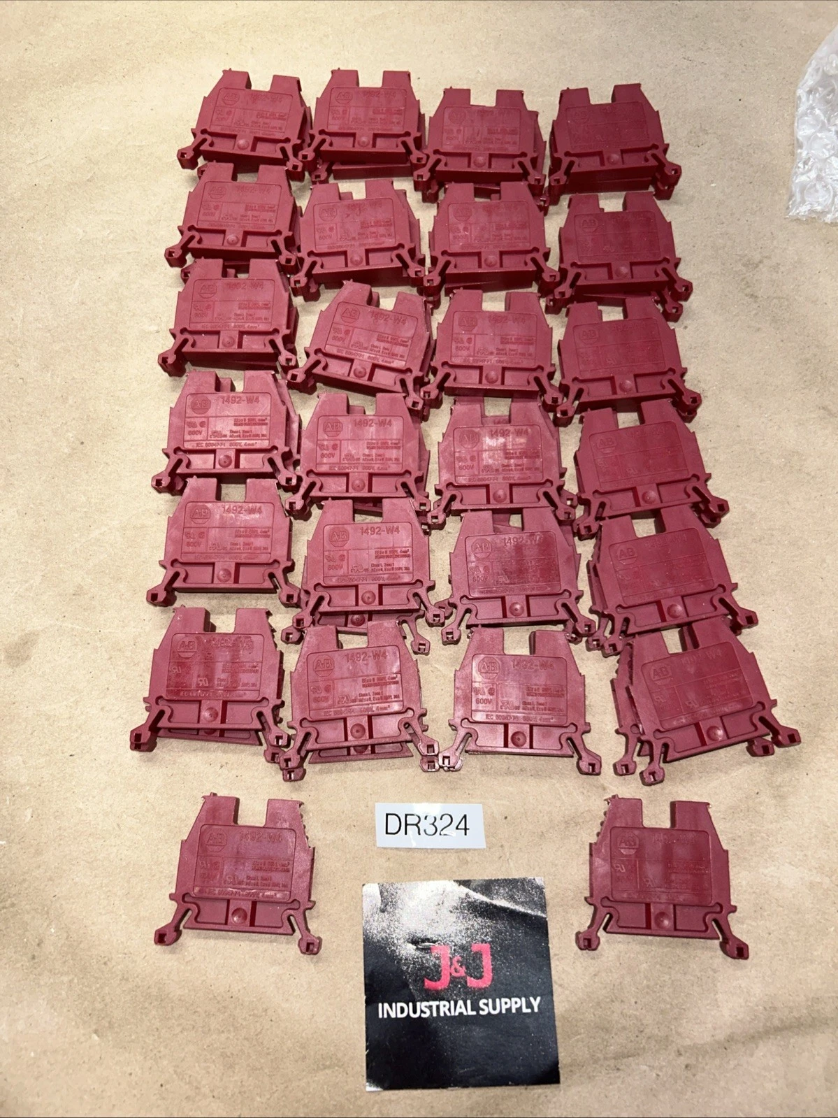 (50) Allen-Bradley 1492-W4-Terminal Blocks NNB Fast Shipping! + Warranty