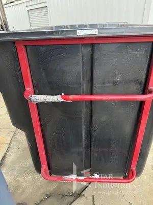 RubberMaid Black Plastic Garbage Disposal Bin