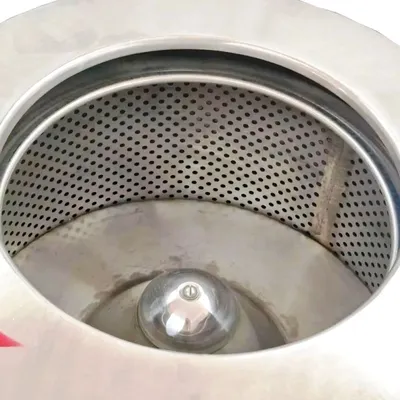 NEW: Chinese 20 x 11 perforate basket laundry centrifuge, 304SS.