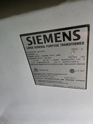 Used SIEMENS 1D1YO75 Distribution Transformers Ohio US | G-2000, Inc. #1270492
