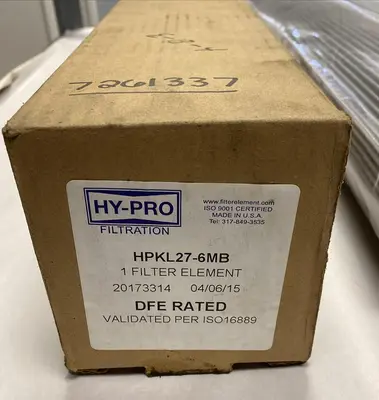 New | in-Stock HY-PRO HPKL27-6MB Filters Ohio US | Surplus Asset Holdings #1237106