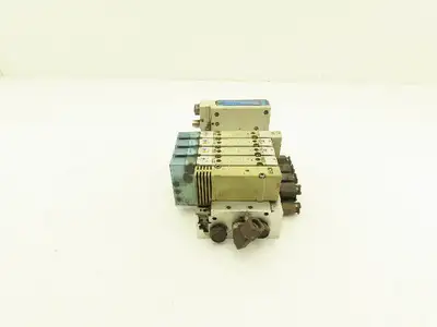SMC EX260-SDN4 Devicenet Fieldbus 5-Station Solenoid Valve Manifold SY5000