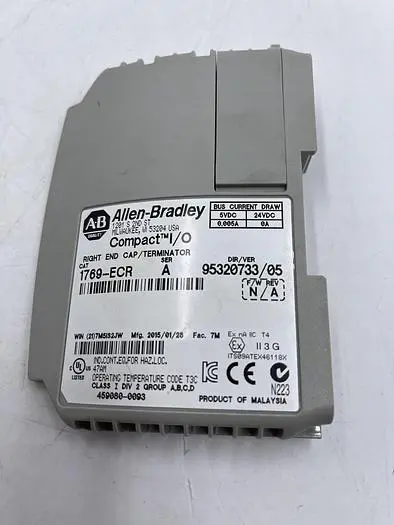 Used ALLEN-BRADLEY ALLEN-BRADLEY 1769-ECR SER A PLC Input & Output | ND Industrial Surplus #1214284