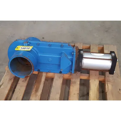 Used Allen Sherman Hoff ASHvac 8" segregating Knife Gate valve