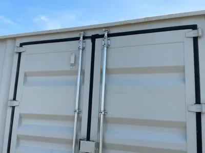 2026 40’L x 8’W x 9’ 6”T High Cube Shipping/Ground Container, swing doors on one end and four sets o...