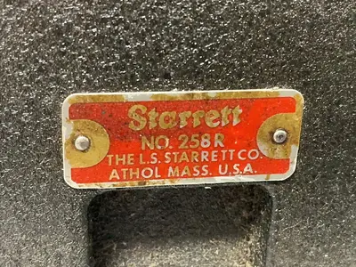 Used STARRETT 258R Tooling & Accessories (Other) Ohio US | HGR 24 #1407559