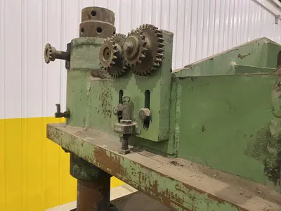 50 TON X 38" X 60" ASC / BENCHMASTER  MODEL #50-4-3860-2-12 4-POST CUTOFF PRESS: STOCK #19939