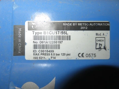 Neles Jamesbury Pneumatic Actuator type B1CU17/55L, Unused