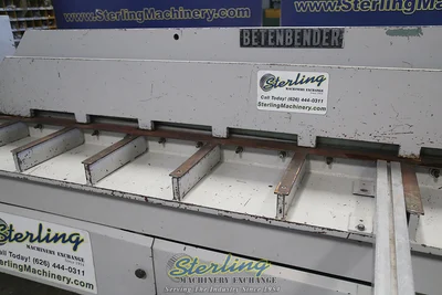 Used BETENBENDER 10-12 Power Squaring Shears (Gauge) California US | Sterling Machinery Exchange #1467183