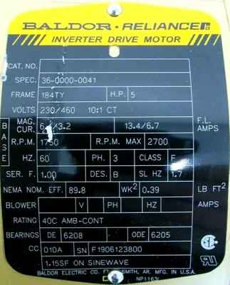 NEW BALDOR BALDOR 36 – 0000 – 0041
