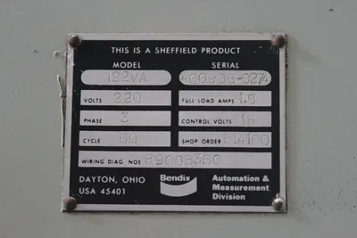 USED SHEFFIELD 122VA