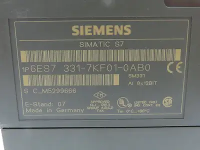 Siemens Block I/O Input PLC Input Output Module Assembly & Rail