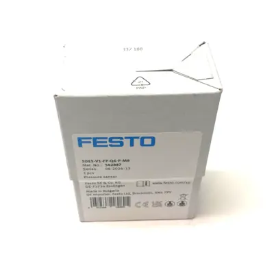 NEW FESTO PRESSURE SENSOR, SWITCHABLE, 0 TO -1BAR