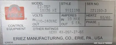 USED ERIEZ EZ-DSP 32