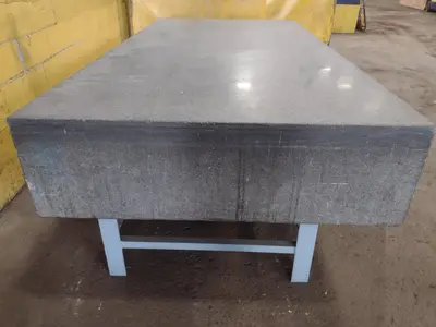 8' X 4' X 14" CHALLENGE PRECISION LAYOUT INSPECTION GRANITE TABLE: STOCK #23797