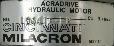 NEW CINCINNATI MILACRON 196418-FB ACRADRIVE HYDRAULIC MOTOR 196418FB