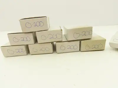 Pressure Gauge 0-200 PSI 316SS Glycerin Filled ASME B40.1 Lot of 9 1/4" NPT