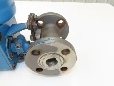 Jamesbury Quadra-Powr II QP1C/M 1" Flanged SS Ball Valve Actuator & Positioner