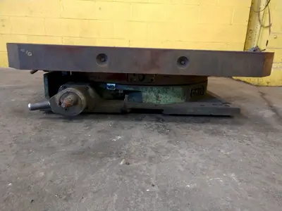 48" x 48" OHIO T SLOT ROTARY TABLE: STOCK 14674