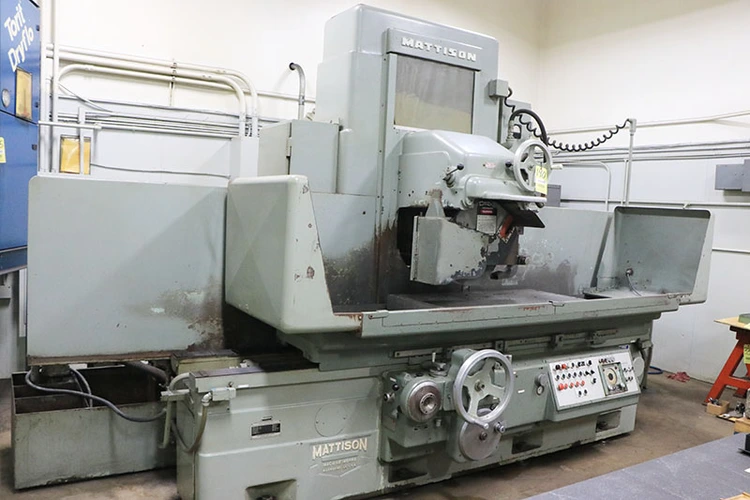 Used 1988 Mattison DIE BLOCK, S/N: 24468, NEW 1988, 3X AUTO FEEDS Reciprocating Surface Grinders New Jersey US | Machinery Values #302659