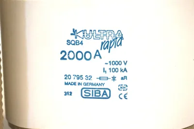 NEW SIBA SQB4 ULTRA RAPID FUSE 20-795-32 2000A