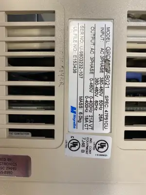 YASKAWA - GPD505V-B021 DRIVE INVERTER 7.5KW 1D
