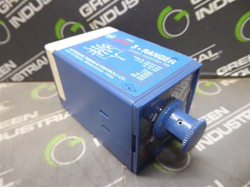 ATC Series 314 on Delay Adjustable Time Delay Relay 0 - 100 Seconds Used