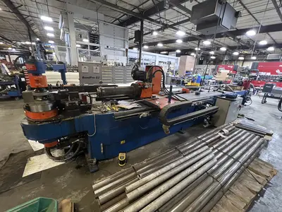 Used 2017 Pines CNC‑100 LH Dual Spindle CNC Tube Bender Pipe, Tube & Bar Benders Illinois US | Machine Tool Bids #1441651