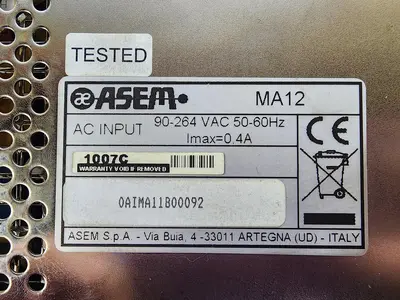 USED ASEM MA12