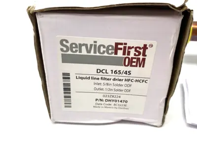 USED TRANE SERVICEFIRST LIQUID LINE DRIER 16 CU. IN. DCL165/4S SOLDER ENDS