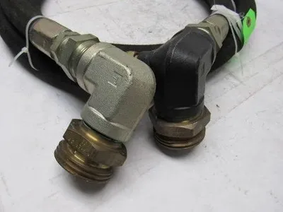 Aeroquip FC321-16 LP .88" ID Gas Hose 10' W/Fisher 2-1/4" M233 Male Fittings