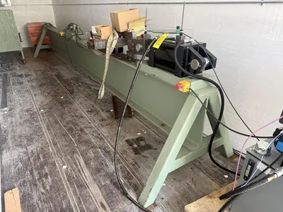 200 TON X 15' BEECHE WIRE CABLE FORCE TENSILE HYDRAULIC TEST BENCH, WITH CONTROLLER & DISPLAY, NEW 2020: YOBRO #25186