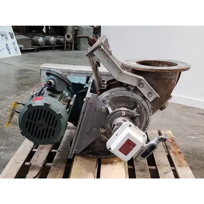 Used 10" dia. Flo-tronics Stainless Steel Side-entry Rotary Feeder
