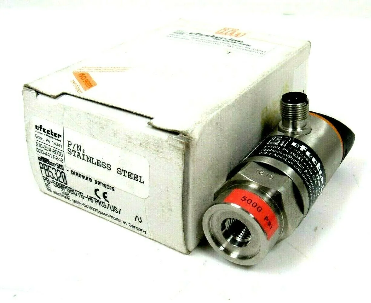NEW EFECTOR PB5320 PRESSURE SENSOR PB-500PSBU76-HFPKG/US/V