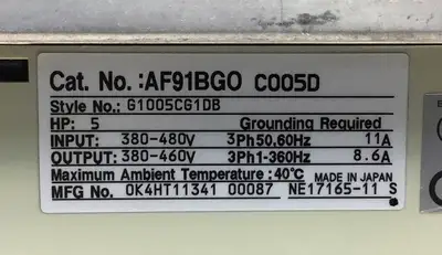 USED Cutler-Hammer AF91BG0 C005D