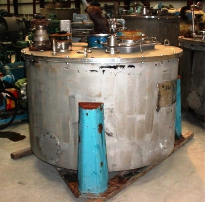 (2) Sanborn 60 x 30 perforate basket centrifuges, 316SS.