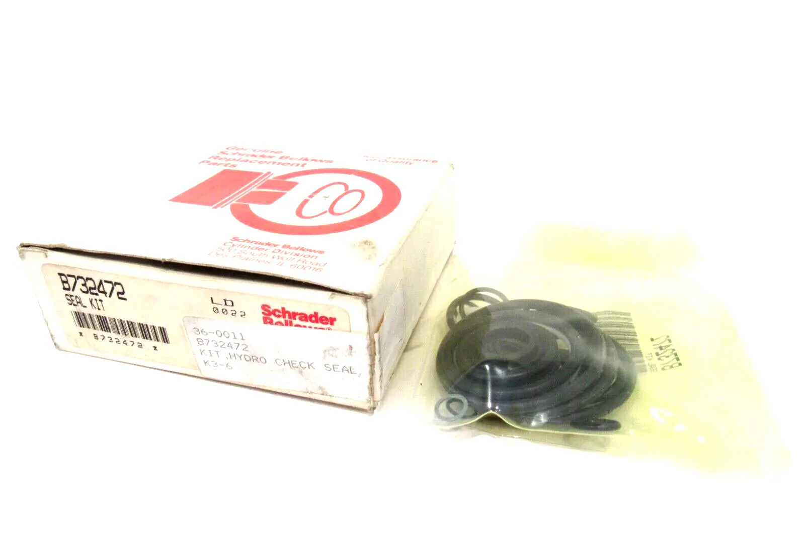 NEW PARKER SCHRADER BELLOWS B732472 SEAL KIT