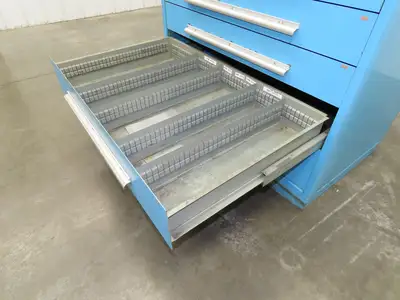 Nu-Era Modular Tool Storage Cabinet 10 Drawer 45x28x61" Stanley Vidmar Lista