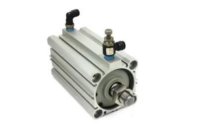 SMC CQ2B63-100DM Pneumatic Compact Cylinder, 63mm Bore, 100mm Stroke