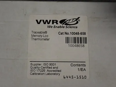 Used VWR 10048658 Temperature Monitoring Ohio US | HGR 24 #1129933