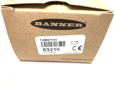 USED BANNER ENGINEERING CORE SER. 50MM LED TOWER LIGHT 4-COLOR AUDIBLE INDICATOR