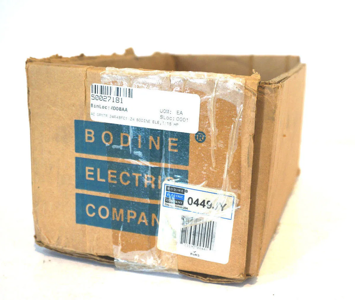 NEW BODINE ELECTRIC 34R4BFCI-Z4 GEAR MOTOR 34R4BFCIZ4