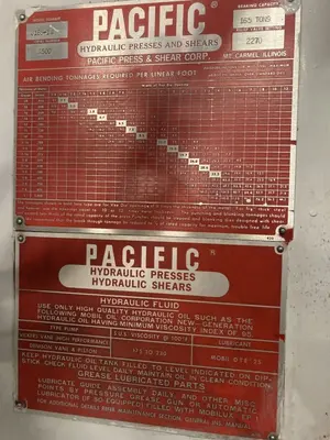 Used PACIFIC J-165-14 Press Brakes Georgia US | The Equipment Hub #163106