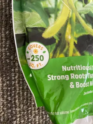 Back to the Roots Organic Soybean Seeds - Cover Crop for 250 sq ft