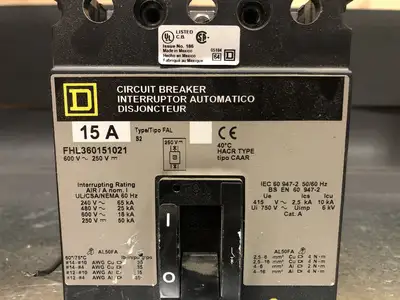 USED SQUARE D FHL360151021