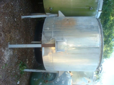 2520L S/S Open toped JKTD Mixing Tank