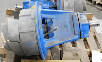 Goulds AC P-2413-002 Inline Pump with 17" Impeller CG8M Stainless Body Used