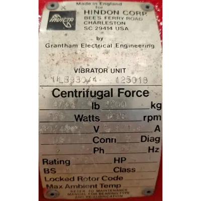 Used Invicta Electric Industrial Vibrator Shaker