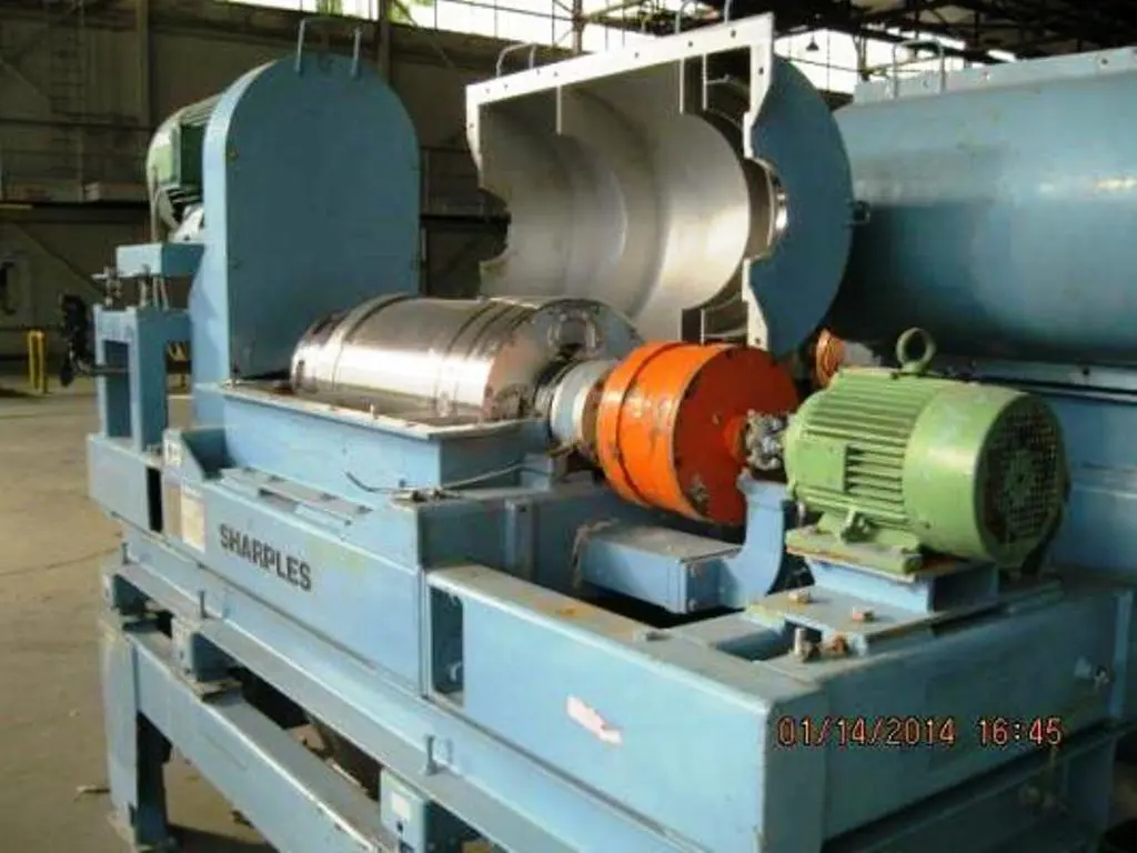 Sharples P3000 decanter centrifuge, 316SS.