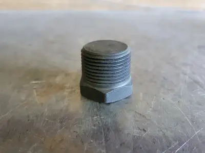 1" Threaded Hex Head Plug A/SA105N Carbon Steel